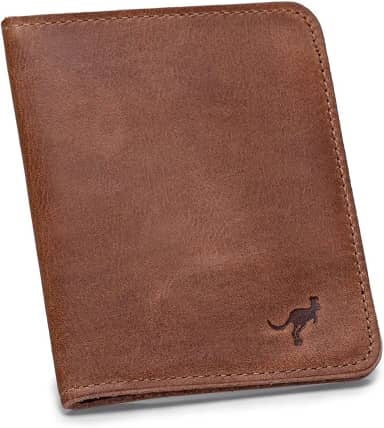 Porta Cartão Mini Carteira Couro Legítimo Natural Slim