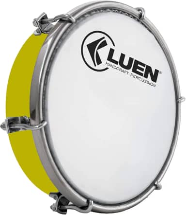 Tamborim Abs Amarelo 6 Tarr Pele Leitosa