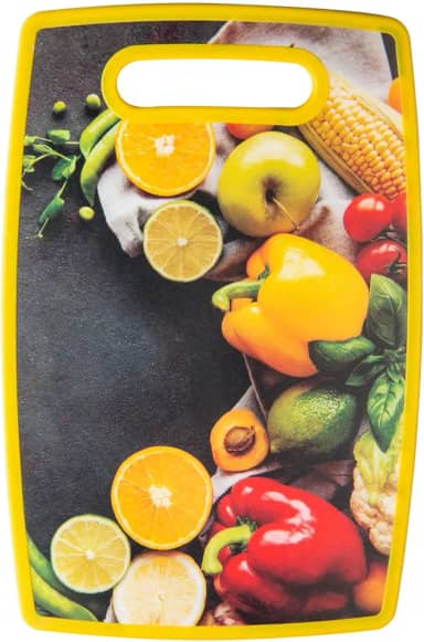 LYOR - Tábua para Corte de Plástico com Estampa Vegetais 30cm x 20cm x 1cm