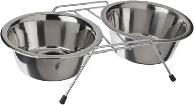 Chalesco Comedouro Duplo para Cães 750 ml