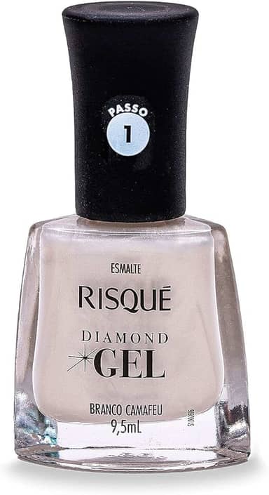 Risqué Esmalte Diamond Gel Branco Camafeu Cremoso 9 5 Ml