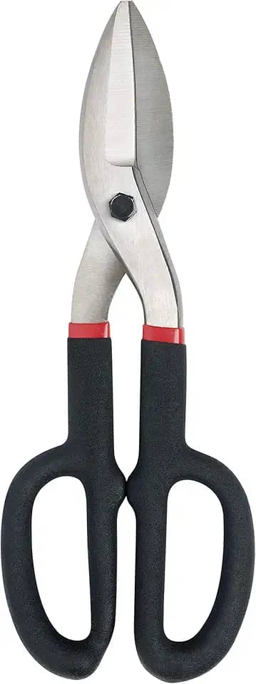 EDA Tesoura Para Chapa Tipo Americana 12' Cabo Plastificado Profissional Eda