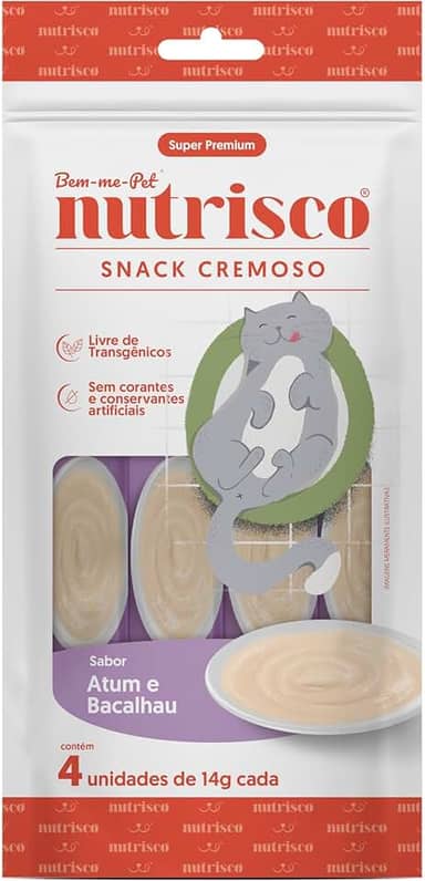 SNACK CREMOSO NUTRISCO 56G ATUM E BACALH