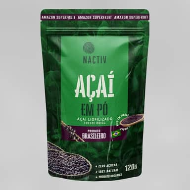 Açaí em pó puro e orgânico