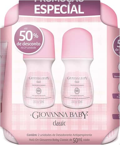 Giovanna Baby - Kit Giovanna Baby Desodorante Roll On Fem C/2 50Ml Classic