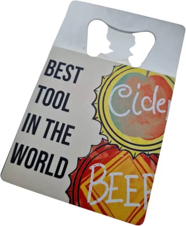 Abridor de garrafa de cerveja, a melhor ferramenta do mundo - cabe na carteira (uv211-boop-besttool)