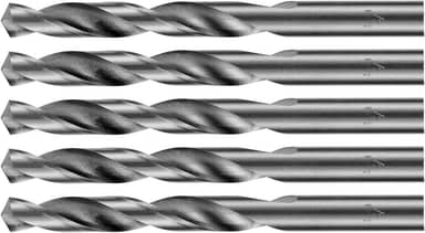 MTX Jogo de Brocas para Metal 1/2" (12,7 mm) HSS – Aço Rápido, Haste Cilíndrica, 5 Peças