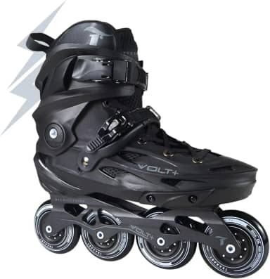 Patins Traxart Volt + 2.0 Branco Inline Freestyle - 80mm ABEC-9