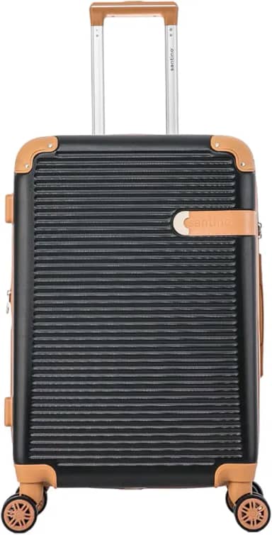 Mala de Viagem Nice Rígida 360° Santino - ABEV407G Cor: Preto