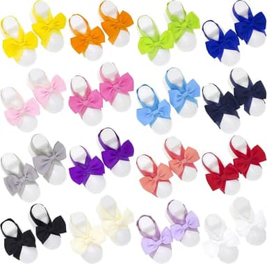 Sandálias Descalços para Bebês Meninas com Flor para Crianças Pequenas