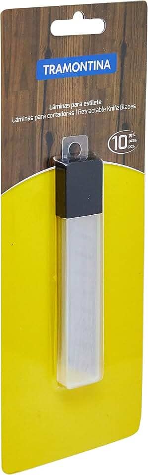 Tramontina 43390500, Conjunto de Laminas em Aço Especial para Estiletes com 10 Peças