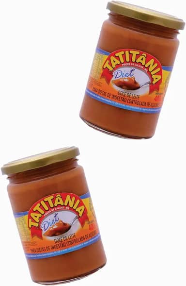 2 Doces de Leite Diet 400g, sem Açúcar Saudável para Diabéticos