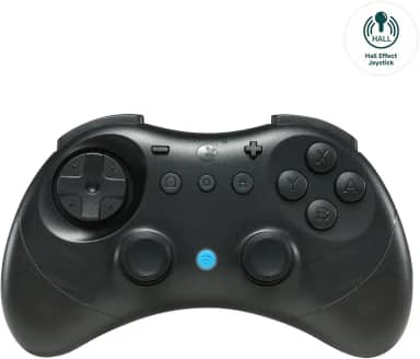 GuliKit Elves 2 Bluetooth Controller for Switch, Switch 2, Windows PC, Android, iOS, Hall Effect Joysticks, 1000Hz Wired, 730Hz Bluetooth, Switch1/2 Wake-Up, Dual Vibration, Gyro, Turbo - Black