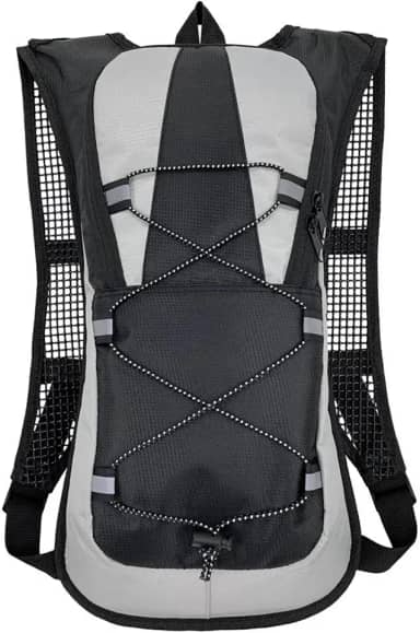 Mochila de Hidratação 2L Impermeável J'PRIB, Bolsa com Refil de Água para Corrida, Bike e Trilhas