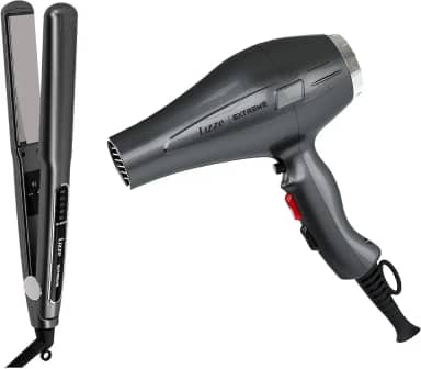 Kit Prancha + Secador de Cabelo Profissional - Extreme Lizze Voltagem:220V