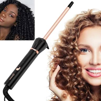 Modelador de Cachos Profissional 9mm Cerâmico | Cachos Finos e Definidos em Minutos | Tensão127V/220V | Anti Frizz | Cabelo Ondulado, Cacheado e Encaracolado | Beleza e Cuidados Pessoais