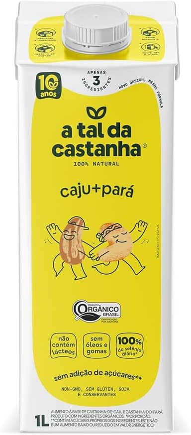 A Tal da Castanha Caju+Pará Orgânico 1L