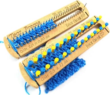 Teares Praticos para Cachecol Modelos Pregos e Pinos