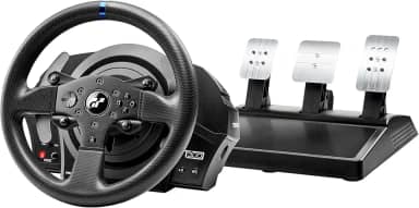 Thrustmaster T300RS GT, Volante e 3 Pedais, PS5, PS4, PC, Efeitos Force Feedback REALSIMULATOR, Motor sem Escovas, Sistema de Duas Correias, Tecnologia Magnética, Volante Intercambiável