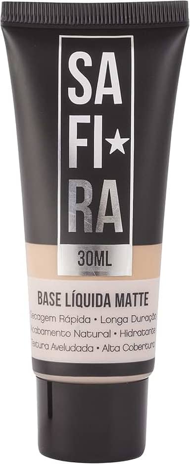 Safira Base Líquida Matte Linha Basic N 05 Media Escura Bs68136