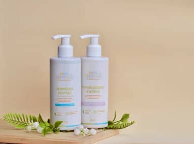 Kit Shampoo + Condicionador Infantil Natural - Vegano - Bebês e Crianças - 250mL cada - Bem Essencial Cosméticos Naturais