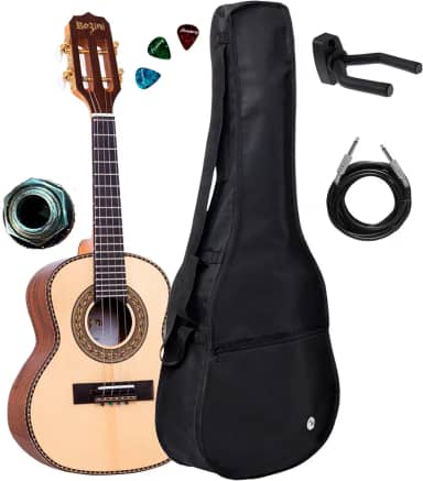 Cavaco Rozini Rc15 Eletroacústico + Capa, Cabo E Sh85