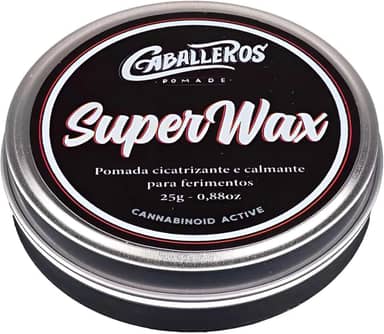 Caballeros SuperWax, Pomada Cicatrizante e Calmante - 25g