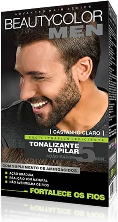 Tonalizante Capilar BEAUTYCOLOR MEN – Castanho Claro