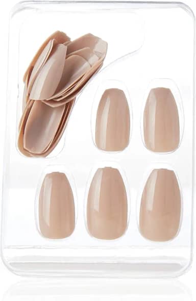 Unhas Postiças Estilo Bailarina - Nude - Up406, Macrilan