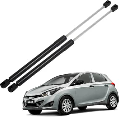 Par Amortecedor do Porta Malas Tampa Traseira para HB20 Hatch 2012 a 2019