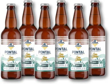 Cervejaria Pontal, American Ipa Sem Glúten - Garrafa 500ml Pack Com 6 Unidades
