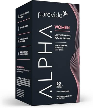 Puravida Suplemento alimentar Alpha Women 60 cápsulas