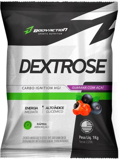 BODYACTION Dextrose 1Kg Sabor Guaraná Com Açaí Bodyaction