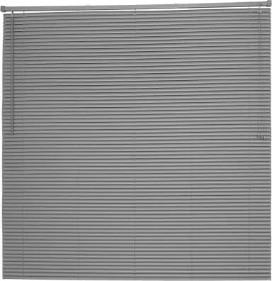 Persiana Horizontal PVC Evolux 100x160 cm Cinza Chumbo