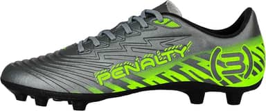 Chuteira Penalty Bravo Y-3 Campo Preta e Cinza