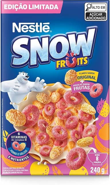 Cereal Matinal Snow Fruits 240g