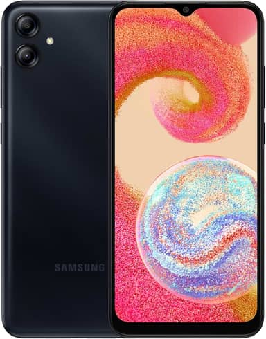 Samsung Galaxy A04e 64GB 4G Wi-Fi Tela 6.5'' Dual Chip 3GB RAM Câmera Dupla + Selfie 5MP com modo Retrato Bateria de 5000mAh - Preto