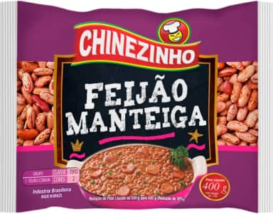 Chinezinho, Feijão Manteiga, 400 Gramas