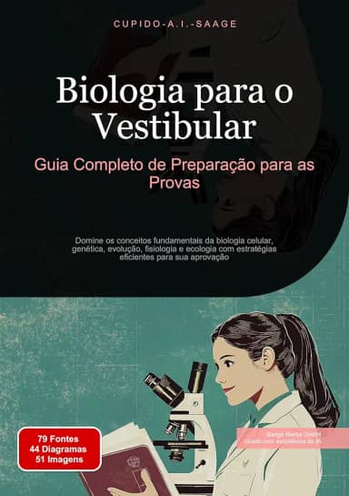 Biologia para o Vestibular: Guia Completo de Preparação para as Provas. Domine os conceitos fundamentais da biologia celular, genética, evolução, fisiologia ... estratégias eficientes para sua aprovação