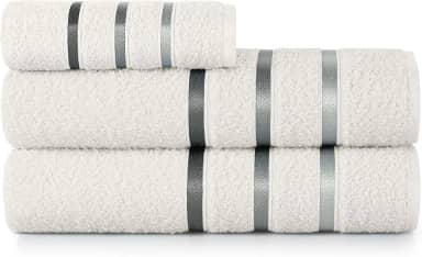 Jogo de Toalha 02 Banho e 01 Rosto, 100% Algodão Teka Dry