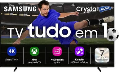 Samsung Smart TV 75" Crystal UHD 4K U8600F 2025