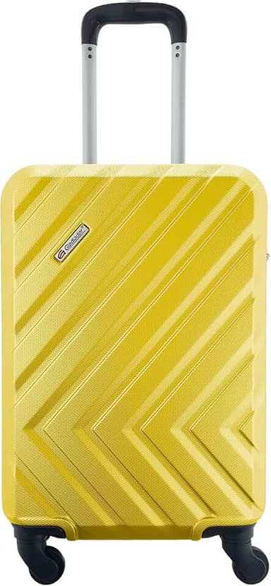 Mala de Bordo 10kg ABS 4 Rodas 360 Cadeado Gladiador Essential D2MB (Amarelo)