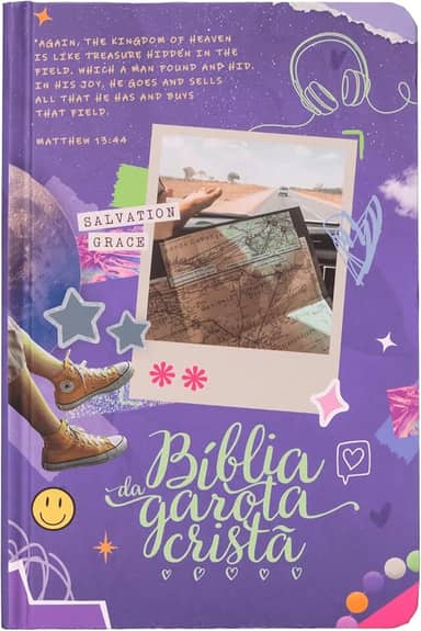 Bíblia da garota cristã: NTLH, capa dura roxa, Leitura Perfeita: Nova Tradução na Linguagem de Hoje