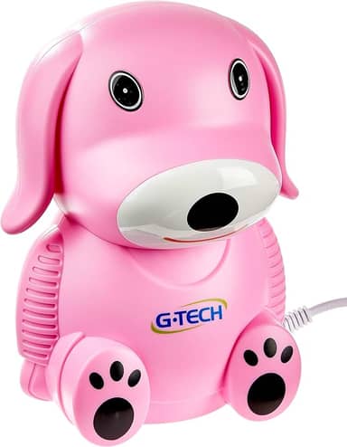 G-Tech Inalador Nebulizador Nebdog Bivolt Rosa