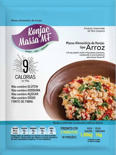 KONJAC MASSA MF TIPO ARROZ 1kg