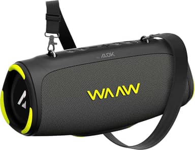 WAAW by ALOK Caixa de Som Bluetooth BOOM 110 À Prova D'Água e Até 26 Horas de Autonomia, Boombox Tecnologia TWS 40W RMS