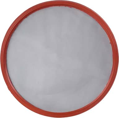 Peneira Cal 50 Aro Plástico Vermelho Arame Galvanizado