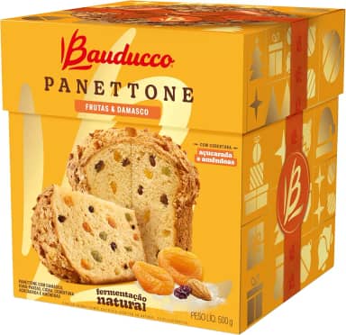 Panettone Bauducco Speciale Frutas e Damasco 500g
