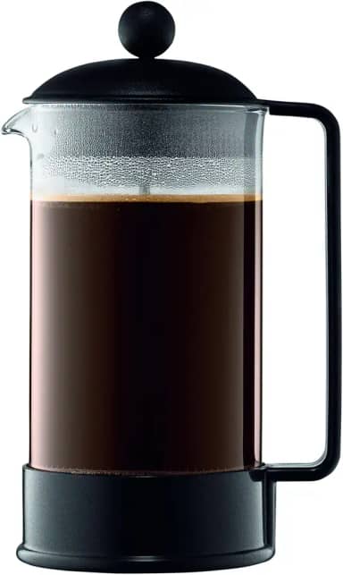Prensa francesa Bodum Brazil French Press 1548-01US, 1 litro, preto
