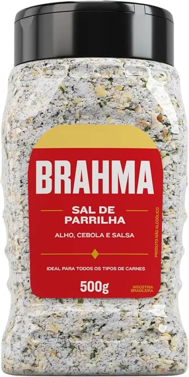 Brahma, Sal de Parrilha com Alho, Cebola & Salsa, 500 Gramas